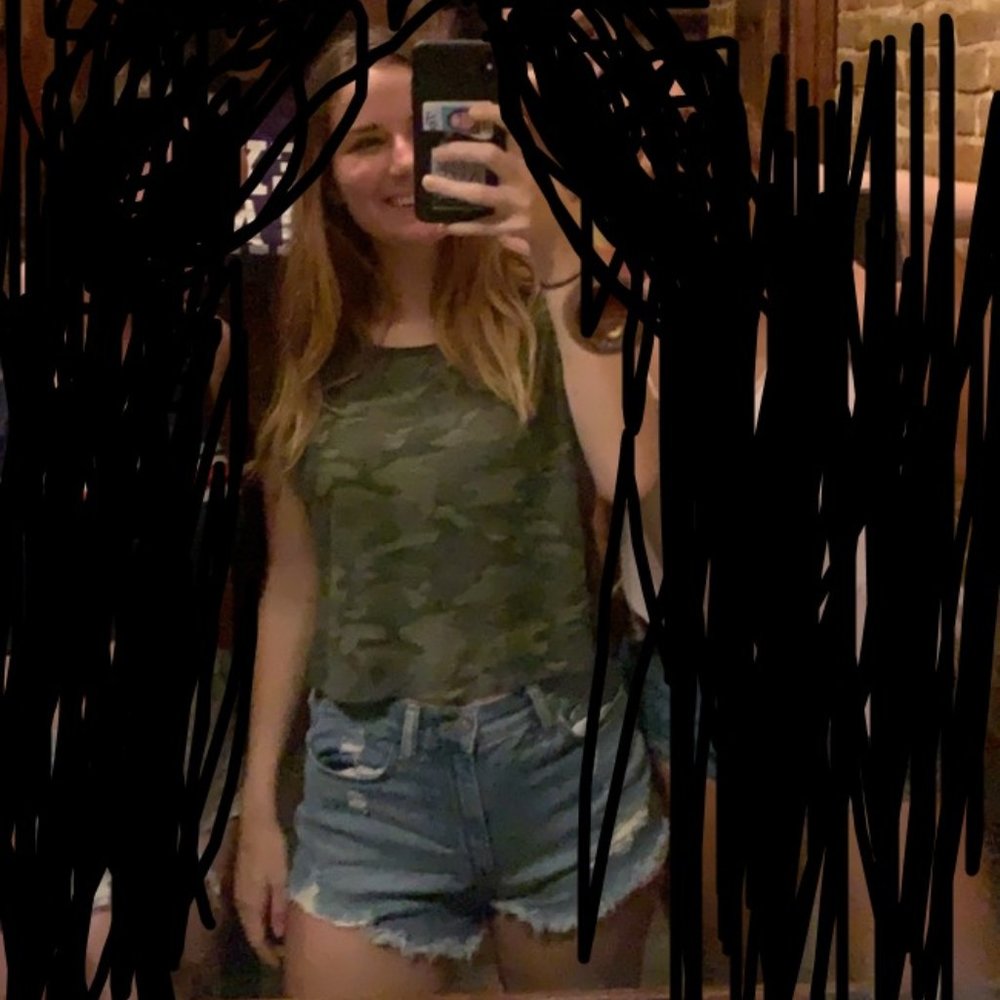 Small Camo Cropped T-Shirt